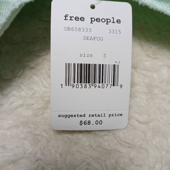 We the Free Mint Green Cowl Neck Sweatshirt Size S - Picture 8 of 10